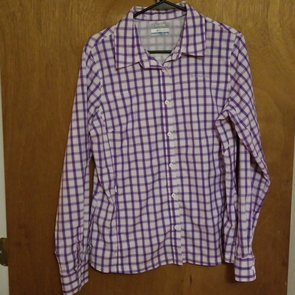 Long sleeved Columbia omni-shade shirt